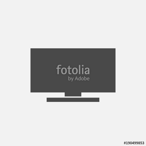 Television Vector Icon Flat Screen Tv Stock Image 500x500 Television Vector Icon Flat Screen Tv Stock Image