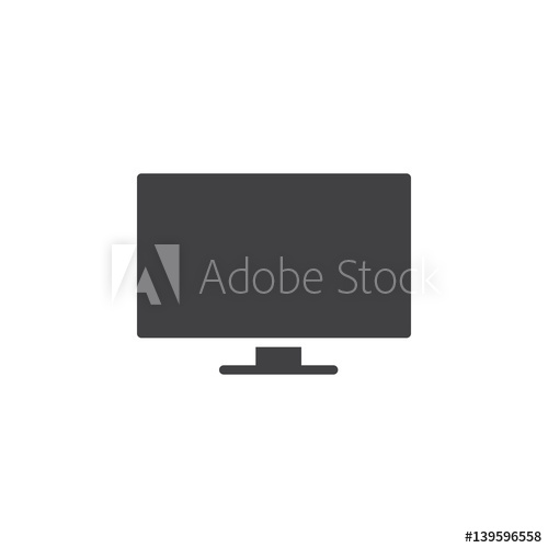 Flat Screen Tv Icon Vector, Filled Flat Sign, Solid Pictogram 500x500 Flat Screen Tv Icon Vector, Filled Flat Sign, Solid Pictogram