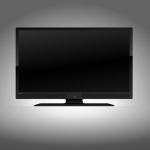 Flat Screen Tv Vector Illustration Of A Front Facing Black Flat 300x300 Flat Screen Tv Vector Illustration Of A Front Facing Black Flat