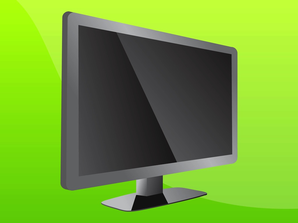 Flat Screen Tv Vector Art Graphics 1024x768 Flat Screen Tv Vector Art Graphics