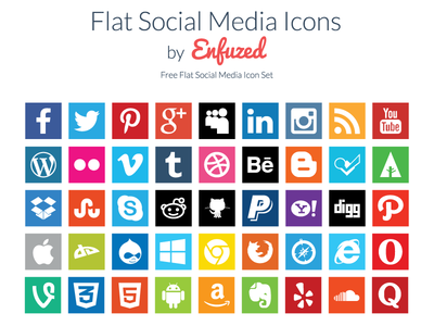 400x300 Social Media Icons