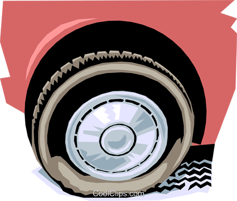 Flat Tire Royalty Free Vector Clip Art Illustration 480x407 Flat Tire Royalty Free Vector Clip Art Illustration