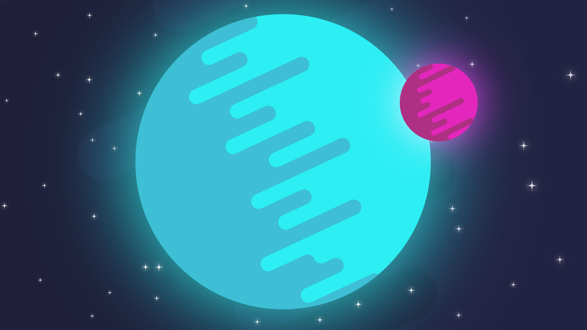 1920x1080 How To Create A Flat Style Vector Planet In Illustrator