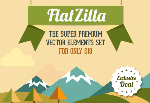 520x360 Deal Of The Week Hundreds Of Super Premium Flat Vectors