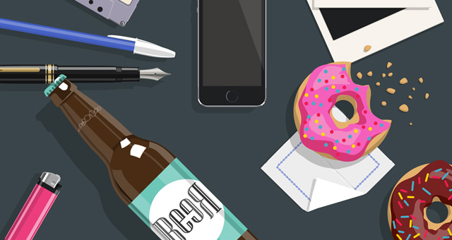 640x340 Desktop Flat Vector Objects Vector Objects Pixeden