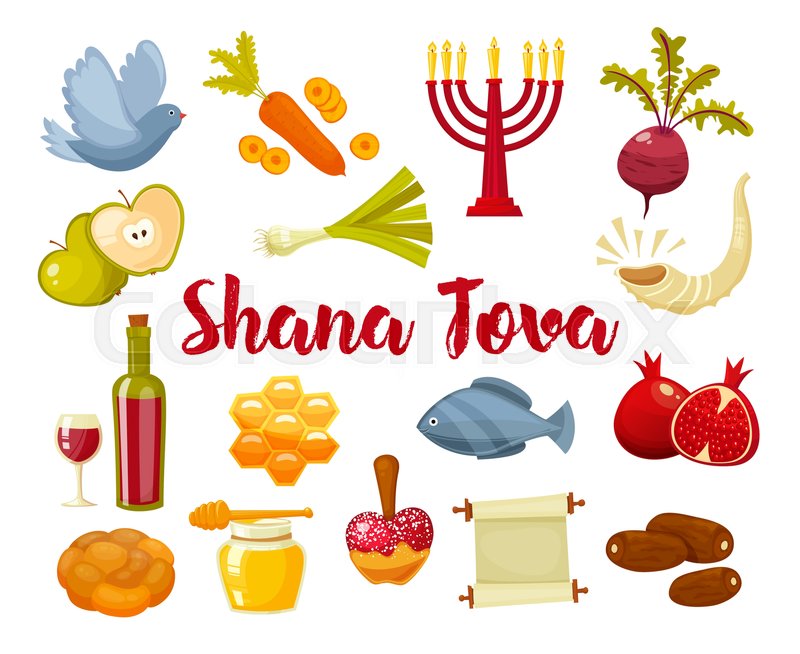 Rosh Hashanah, Shana Tova Or Jewish Stock Vector Colourbox 800x654 Rosh Hashanah, Shana Tova Or Jewish Stock Vector Colourbox