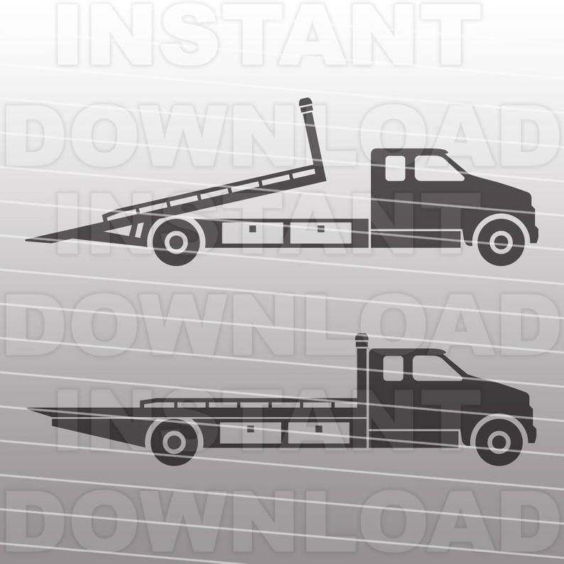 794x794 Rollback Truck Filetow Truck Fileflatbed Truck Etsy