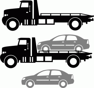 300x282 Rollback Wrecker And Car Printables Silhouette Design