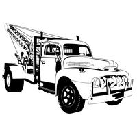 200x200 Tow Truck Free Vector Art
