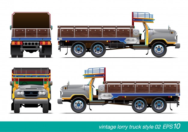 626x442 Flatbed Truck Vectors, Photos And Free Download