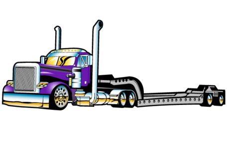 456x285 Free Flatbed Semi Truck Vector Frees Clipart And Vector Graphics