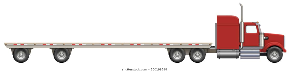 Flatbed Truck Vector at Vectorified.com | Collection of Flatbed Truck ...