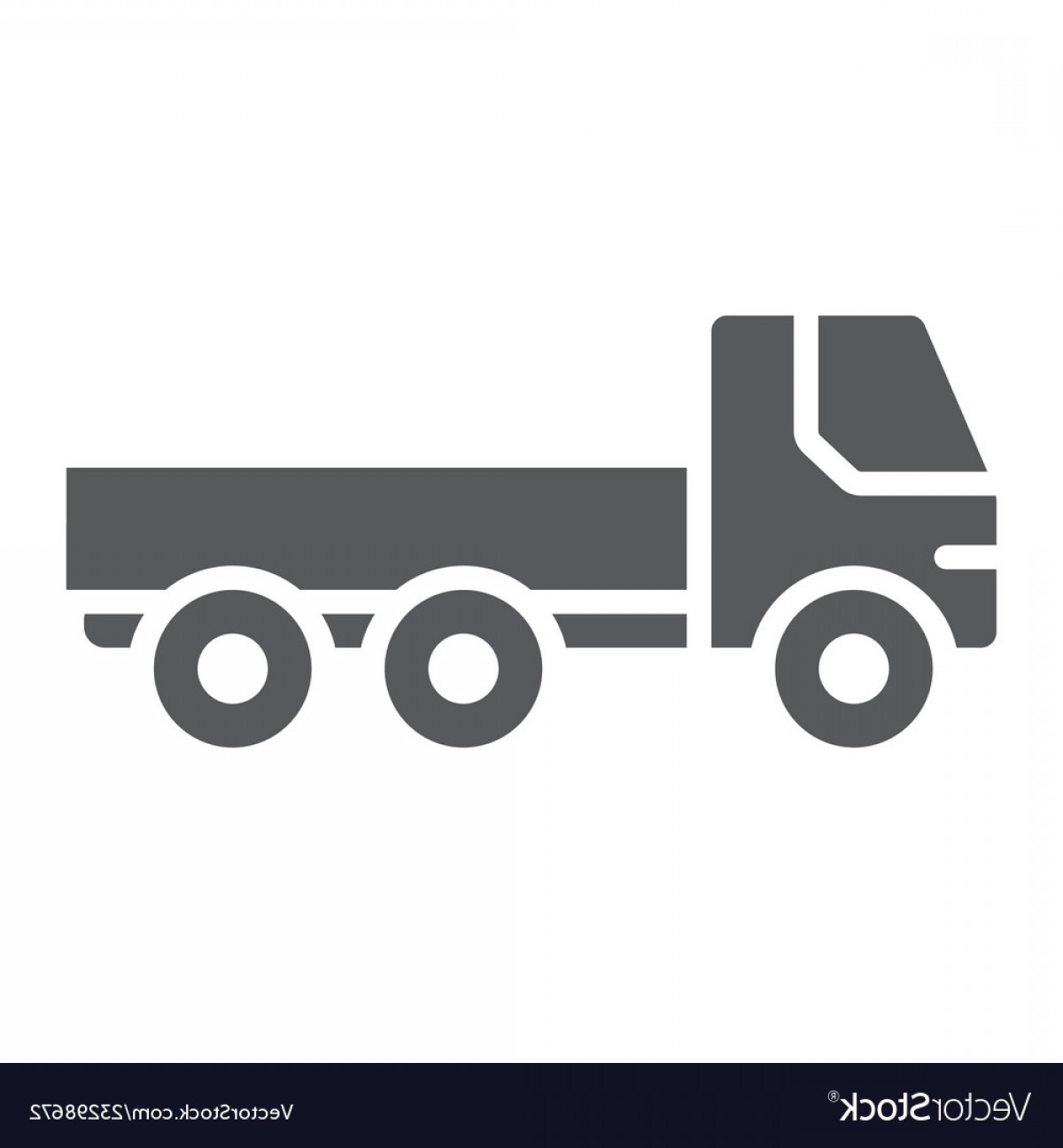 1200x1296 Flatbed Truck Glyph Icon Automobile And Cargo Vector Geekchicpro
