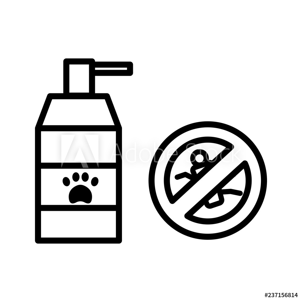 Photo Art Print Anti Flea Vector Icon Europosters 1000x1000 Photo Art Print Anti Flea Vector Icon Europosters