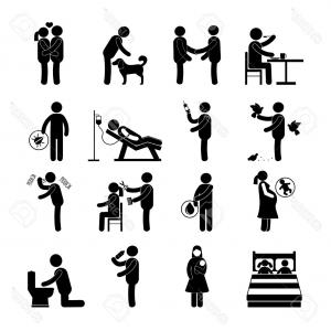 Photostock Vector Life Cycle Of Dog Flea Vector Illustration 300x300 Photostock Vector Life Cycle Of Dog Flea Vector Illustration