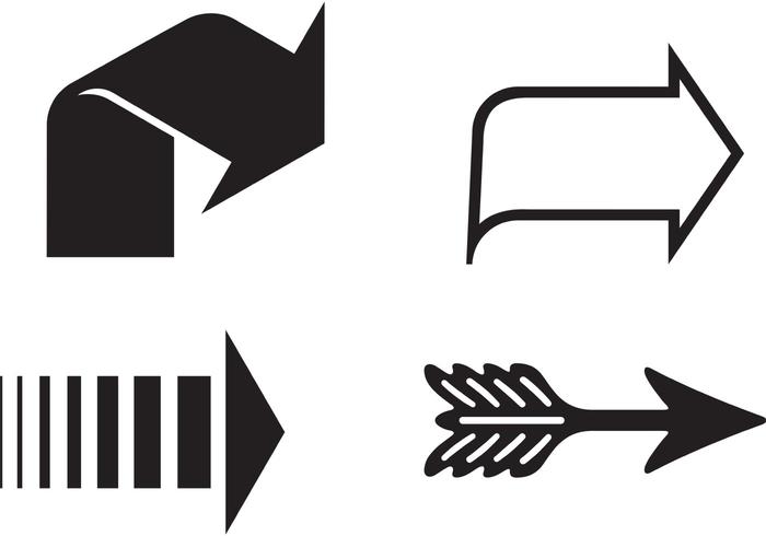 700x490 Free Arrow Vector Pack