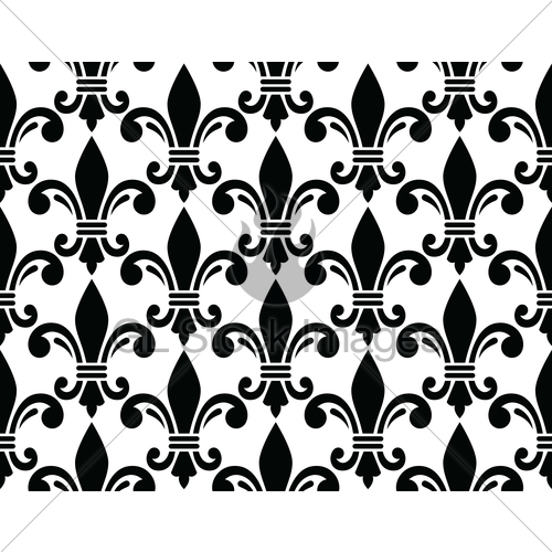 French Style Seamless Pattern Fleur De Lis Symbol Gl Stock Images 500x500 French Style Seamless Pattern Fleur De Lis Symbol Gl Stock Images