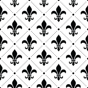 Fleur De Lis Pattern Vector at Vectorified.com | Collection of Fleur De ...