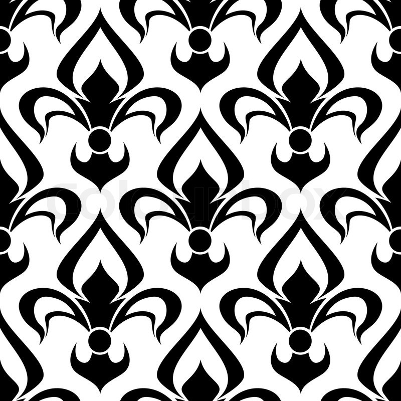 Seamless Floral Fleur De Lis Royal Stock Vector Colourbox 800x800 Seamless Floral Fleur De Lis Royal Stock Vector Colourbox