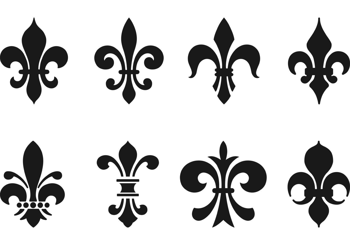 Fleur De Lis Free Vector Art 1400x980 Fleur De Lis Free Vector Art