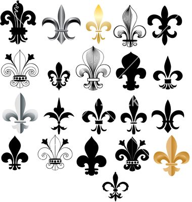 Fleur +de Lis Vector +by+irart On Vectorstock 380x400 Fleur +de Lis Vector +by+irart On Vectorstock