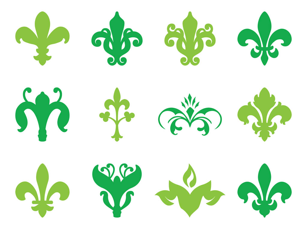 Fleur De Lis Icons Vector Art Graphics 1024x765 Fleur De Lis Icons Vector Art Graphics