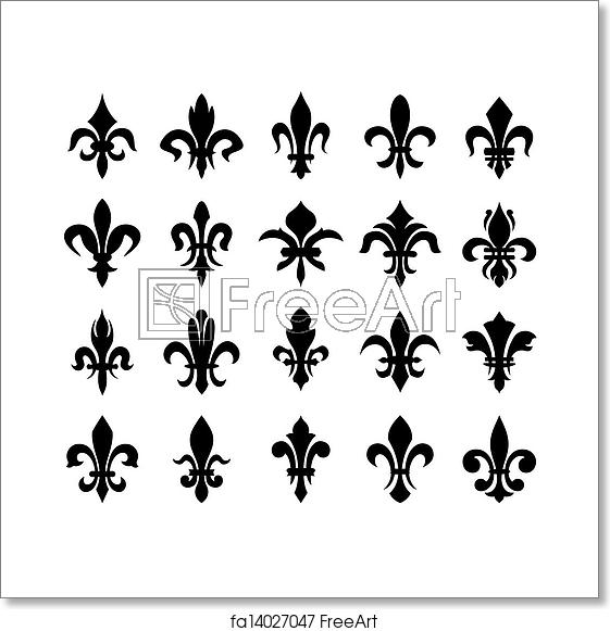 Fleur De Lis Vector at Vectorified.com | Collection of Fleur De Lis ...