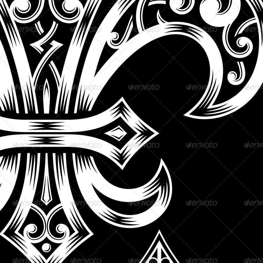 Ornate Fleur De Lis Vector Set 900x900 Ornate Fleur De Lis Vector Set