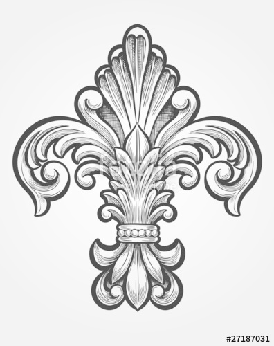 Elegant Fleur De Lis Stock Image And Royalty Free Vector 396x500 Elegant Fleur De Lis Stock Image And Royalty Free Vector