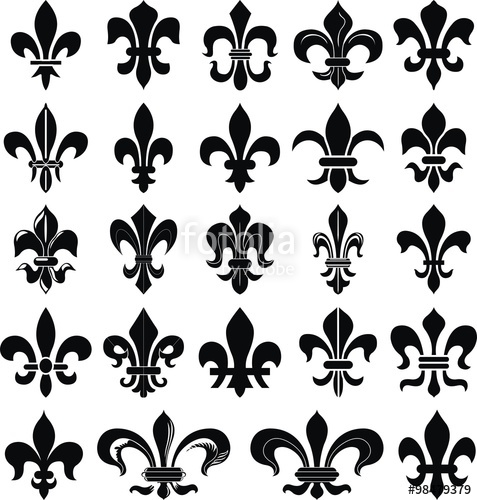 Fleur De Lis Vector Ai at Vectorified.com | Collection of Fleur De Lis ...