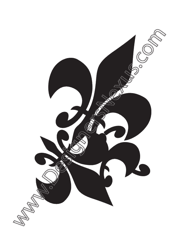 Free Vector Graphic Fleur De Lis Cluster Tattoo Art 612x792 Free Vector Graphic Fleur De Lis Cluster Tattoo Art