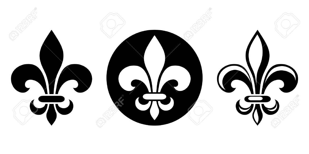 Collection Of 'fleur De Lis Silhouette' Download More Than 1300x650 Collection Of 'fleur De Lis Silhouette' Download More Than