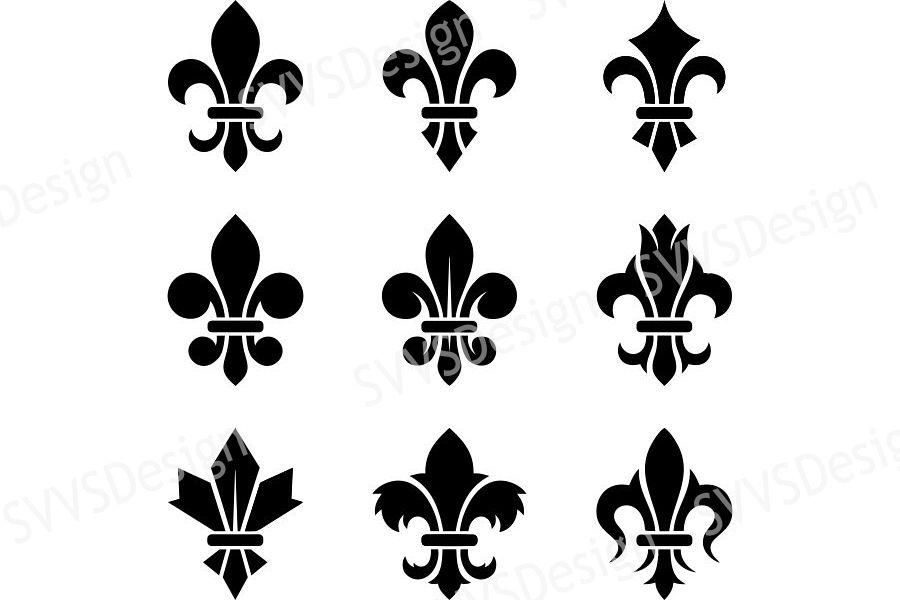900x600 Fleur De Lis, Clipart, Vector, Png