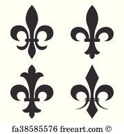 180x195 Free Art Print Of Fleur De Lis Pink Flower Fleur De Lis Pink