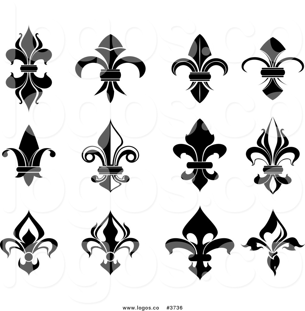 1024x1044 Royalty Free Fleur De Lis Collage Logo