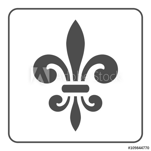 500x500 Fleur De Lis Symbol Fleur De Lis Sign Royal French Lily