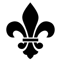 250x250 Black Fleur De Lis Clip Art Free Clip Art