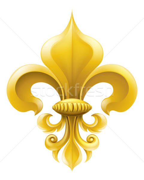 481x600 Golden Fleur De Lis Illustration Vector Illustration Christos