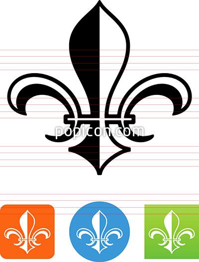 400x527 Fleur De Lis Icon