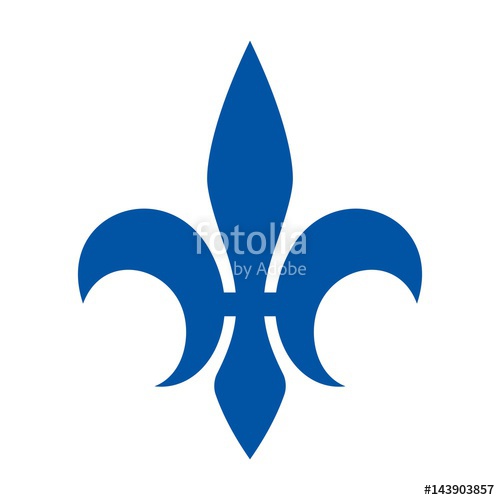 500x500 Fleur De Lis Logo Vector Stock Image And Royalty Free Vector