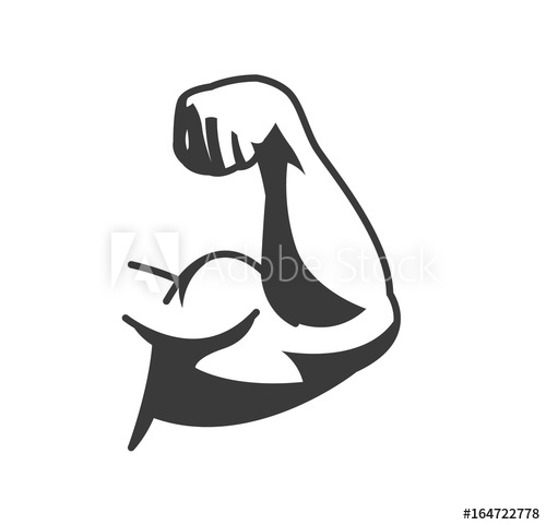 500x481 Bodybuilder Muscle Flex Arm Strong Macho Biceps Gym Flexing Hand