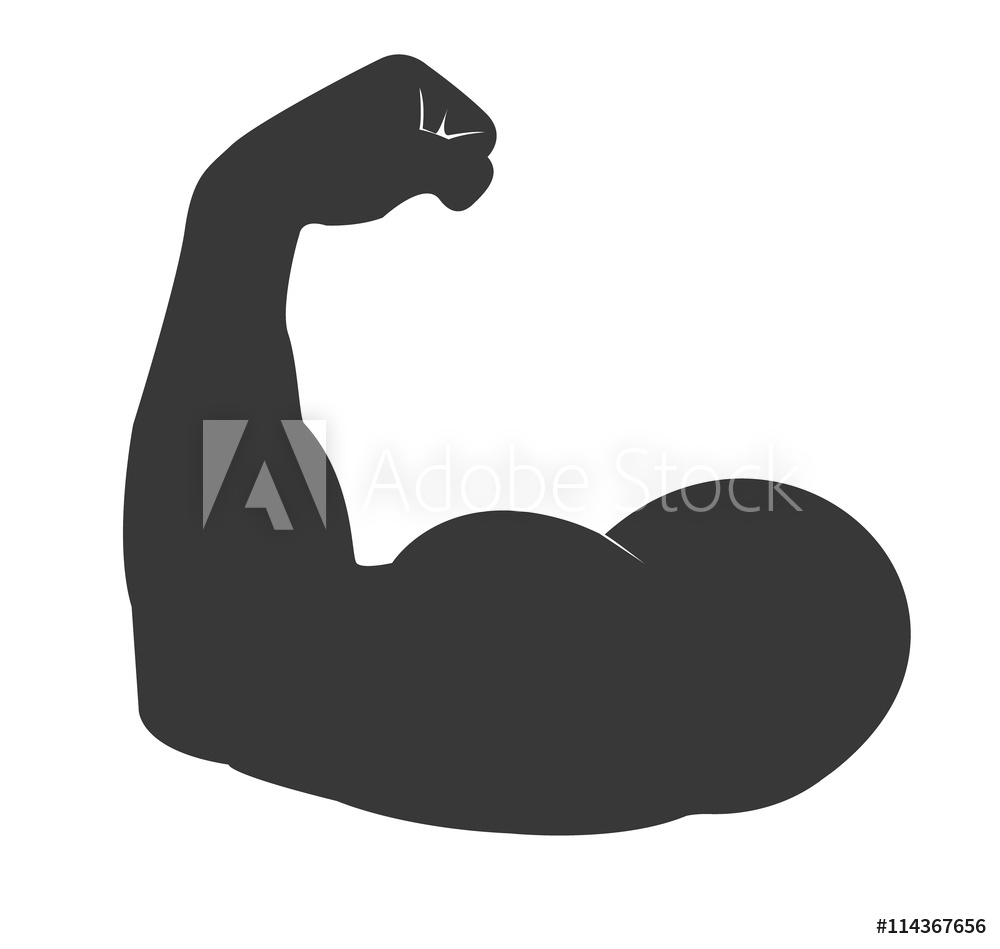 1000x949 Photo Art Print Biceps Flex Arm Vector Icon Europosters