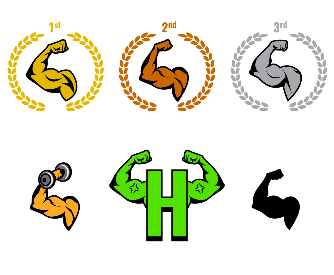 1136x936 Strong Flex Vector Vector Art Graphics