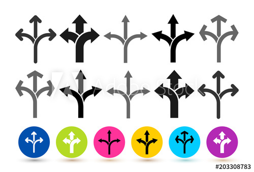 500x338 Set Of Flexibility Icon Vector Illustration Isolated On White