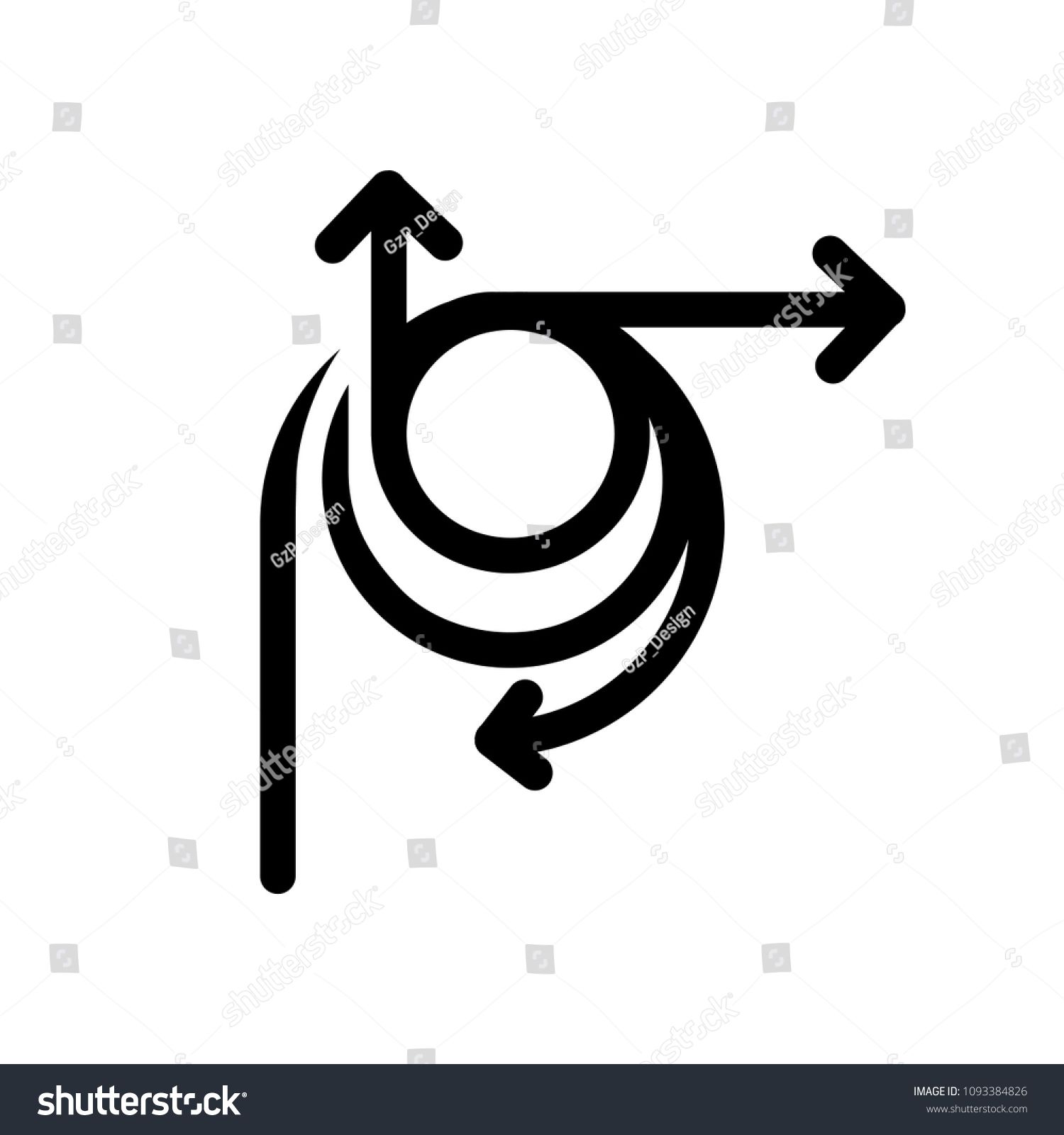 1500x1600 Flexibility Icon, Vector Illustration Web In Illustration