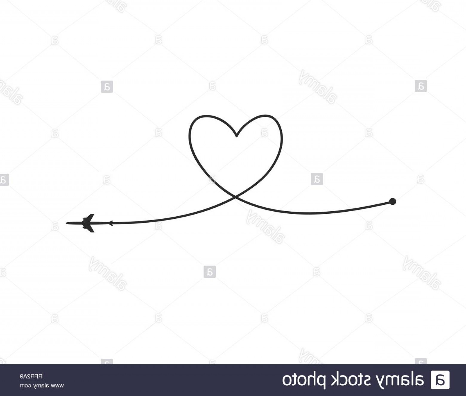 Plane And Its Track In The Shape Of A Heart On White Background 1560x1327 Plane And Its Track In The Shape Of A Heart On White Background