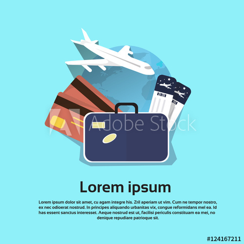 Vacation Holidaytrip Banner Air Plane Ticket Baggage Flight World 500x500 Vacation Holidaytrip Banner Air Plane Ticket Baggage Flight World