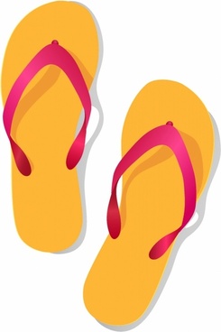 245x368 Flip Flops Free Vector Download