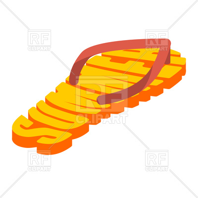 400x400 Slippers And Summer Lettering