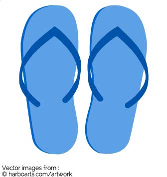 335x355 Download Flip Flops In Blue